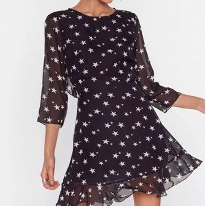 Nasty Gal Walk of Fame Star Dress, Size 10, NWT